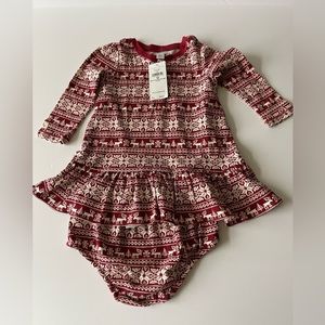 Girl’s Two Piece Dress and bloomers. 12 months. Ralph Lauren